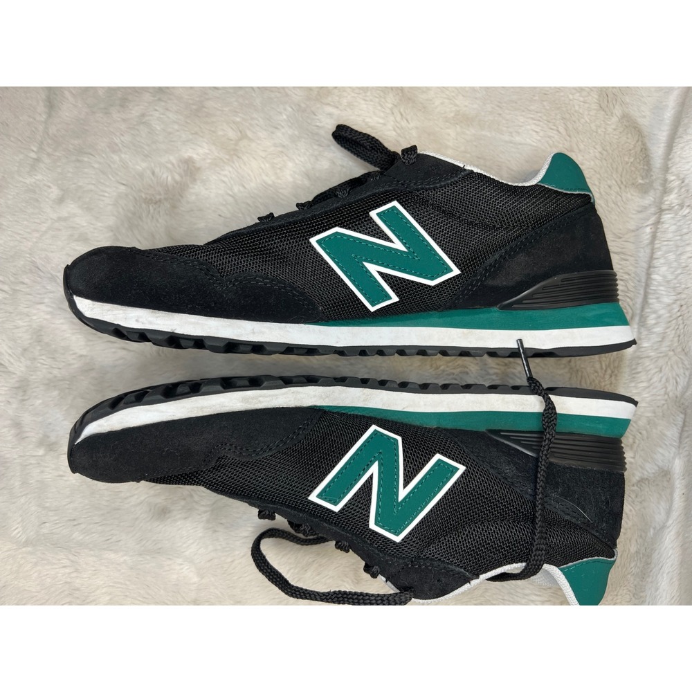 New Balance Mens 515 Sneakers Black Green ML515UGB Size 10 - Picture 9 of 9